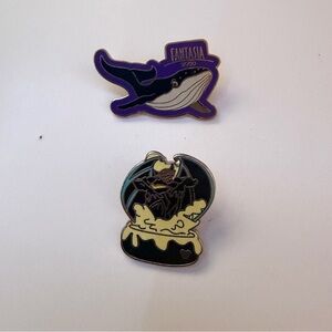 Authentic Disney Fantasia Set of Two Pins